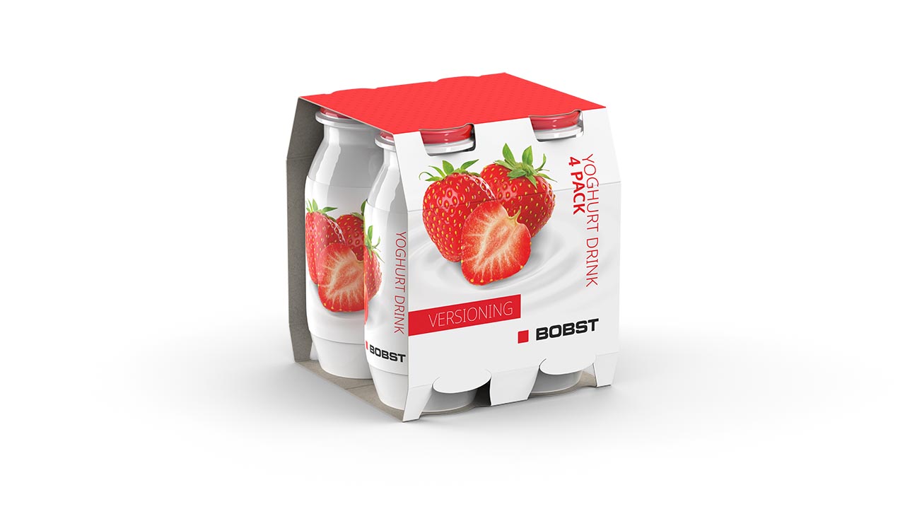 Food, Diary Products, Yogurt Drink, Folding Carton, Label. Demo Packaging Gallery