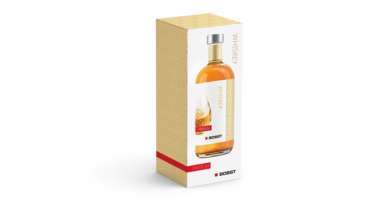 Beverages, Beer, Wines and Spirits, Whiskey, Carton. Demo Packaging Gallery
