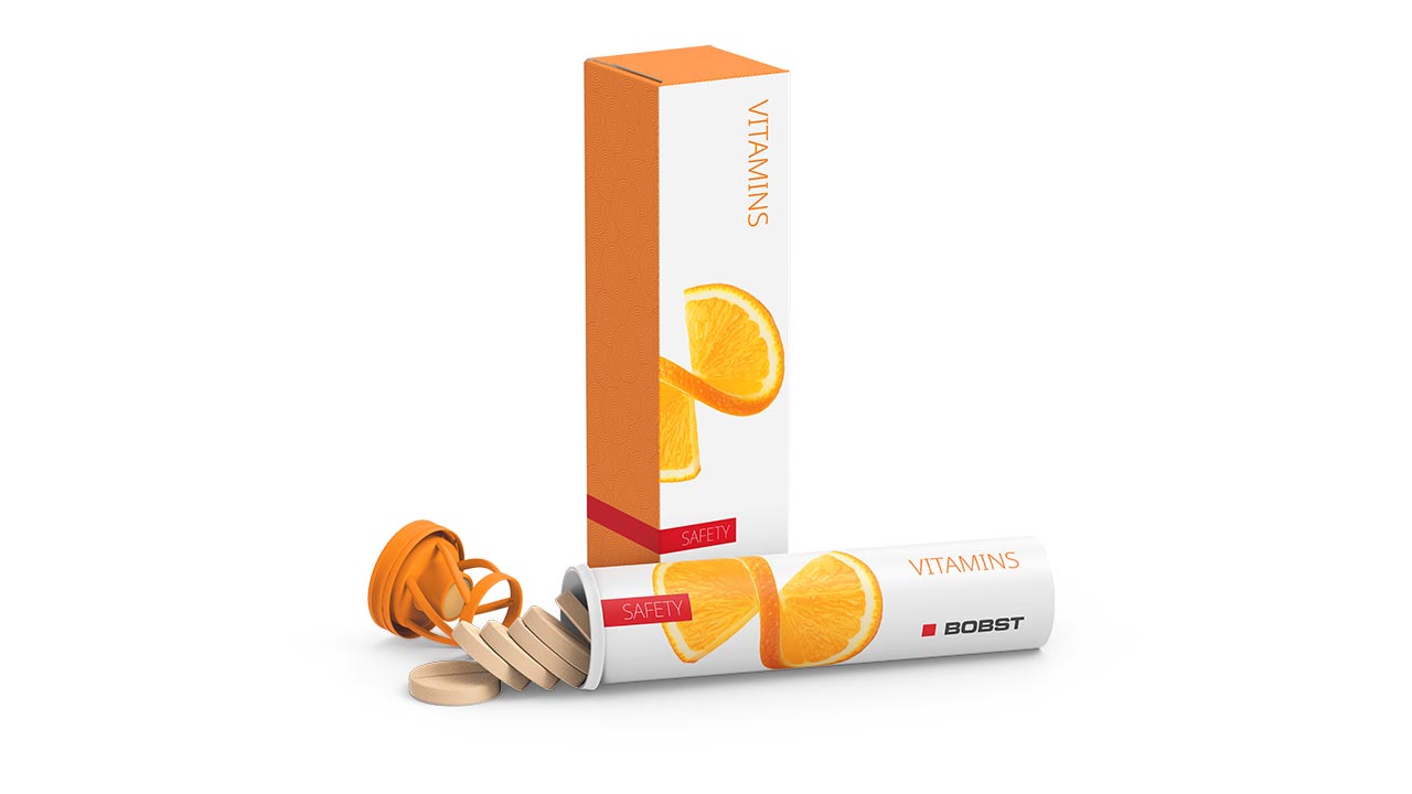 Personal Care, Pharma, Vitamins, Carton, Showing Content.Demo Packaging Gallery