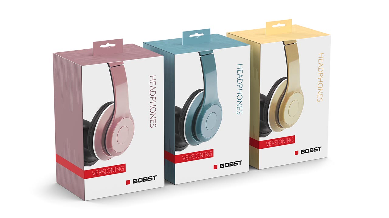 Home & Office, Electronics and Appliance, Headphones, Versioning. Demo Packaging Gallery