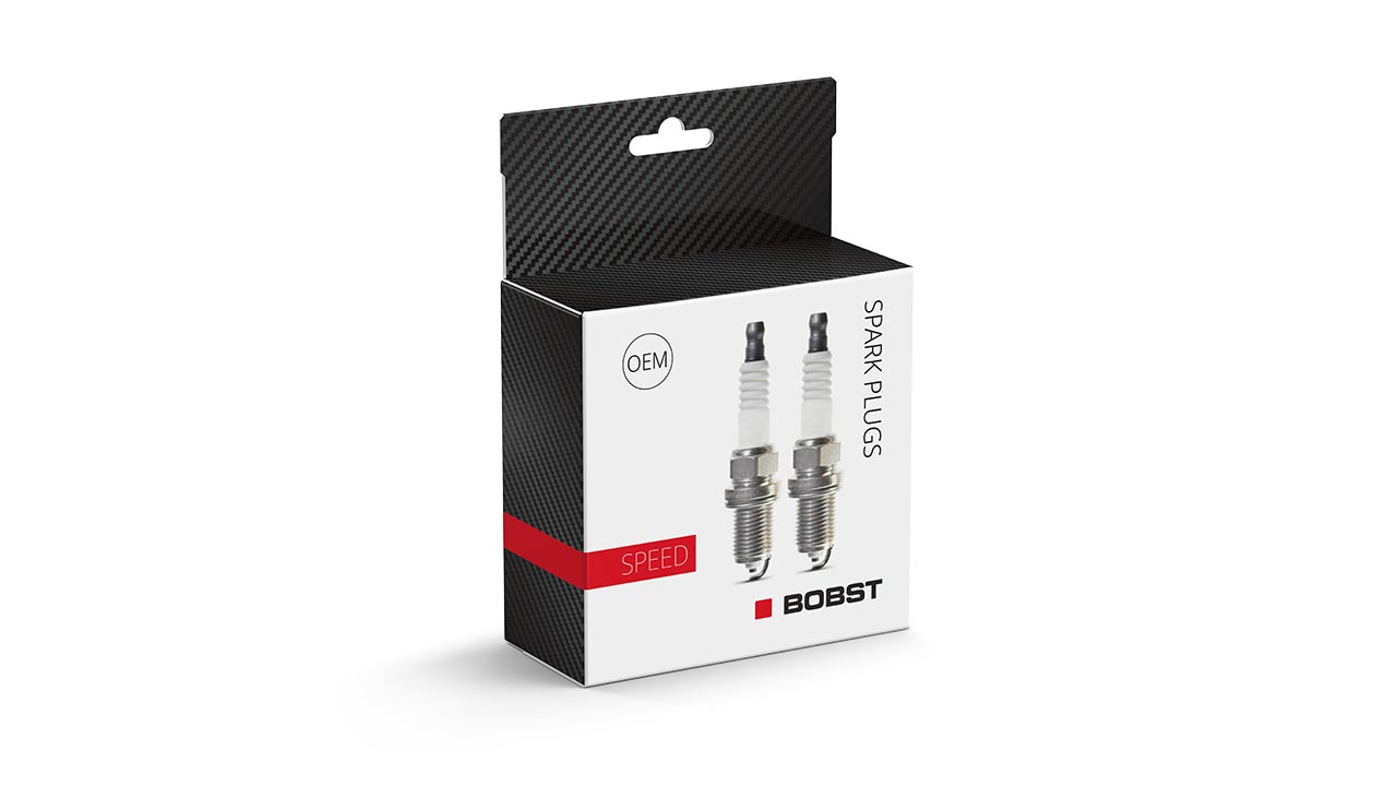 Industrial & Transit, Automotive, Spark Plugs Box. Demo Packaging Gallery
