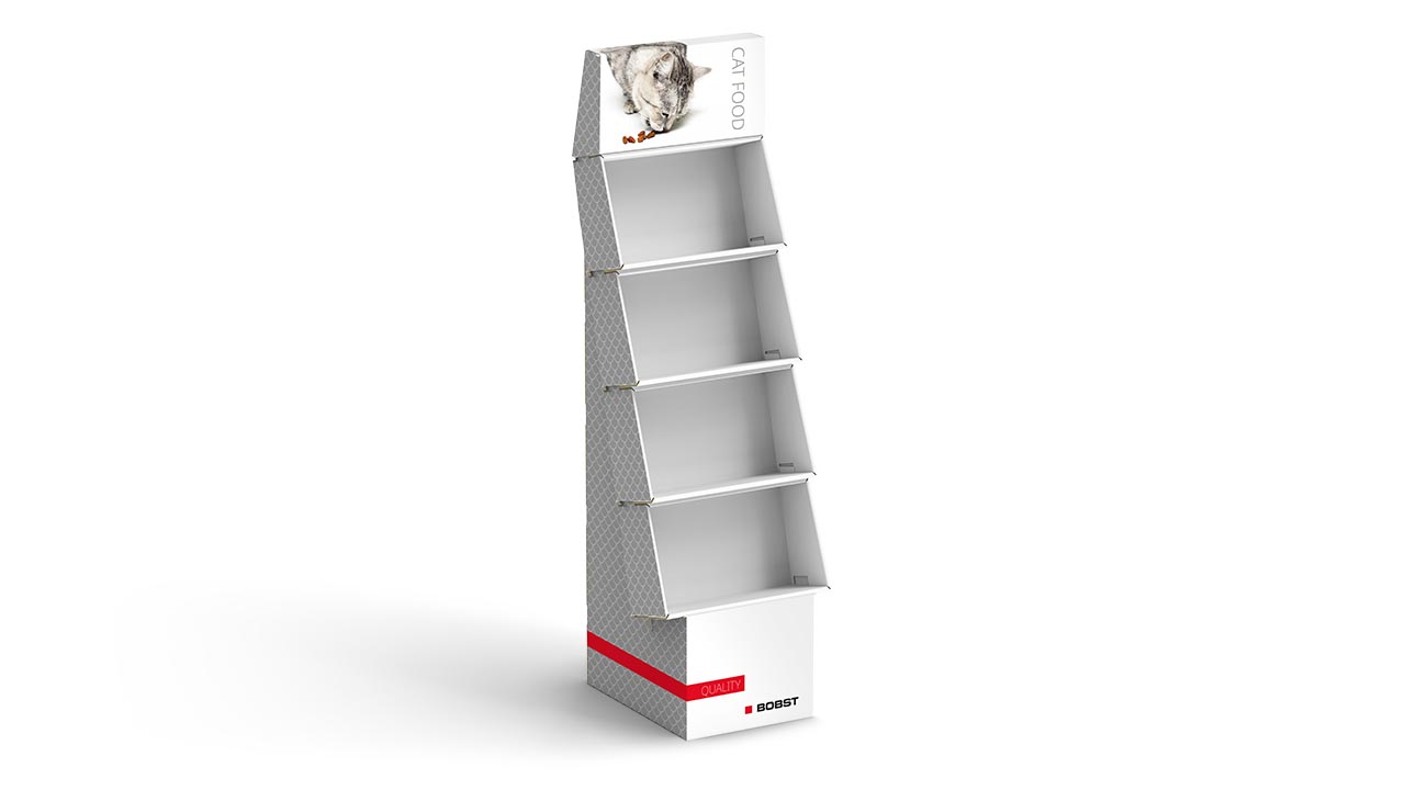 Industrial & Transit, POS POP Display, Cat Food POS, Empty. Demo Packaging Gallery