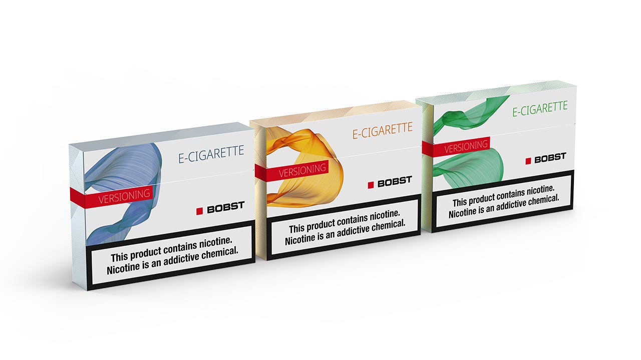 Industrial & Transit, eCigarette Box, Versioning. Demo Packaging Gallery